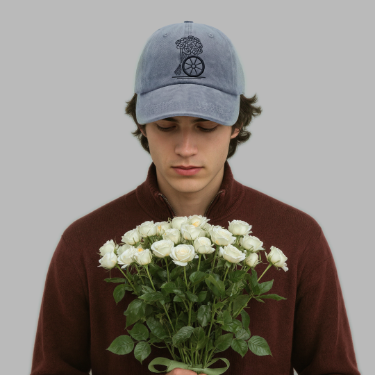 39 белых роз Мондиаль 50см